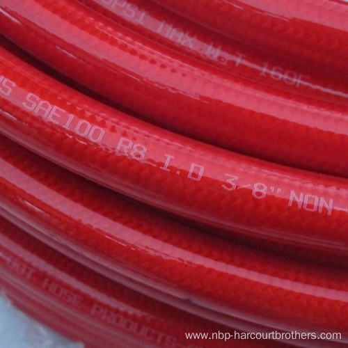 High pressure SAE 100R8 flexible hydraulic rubber hose